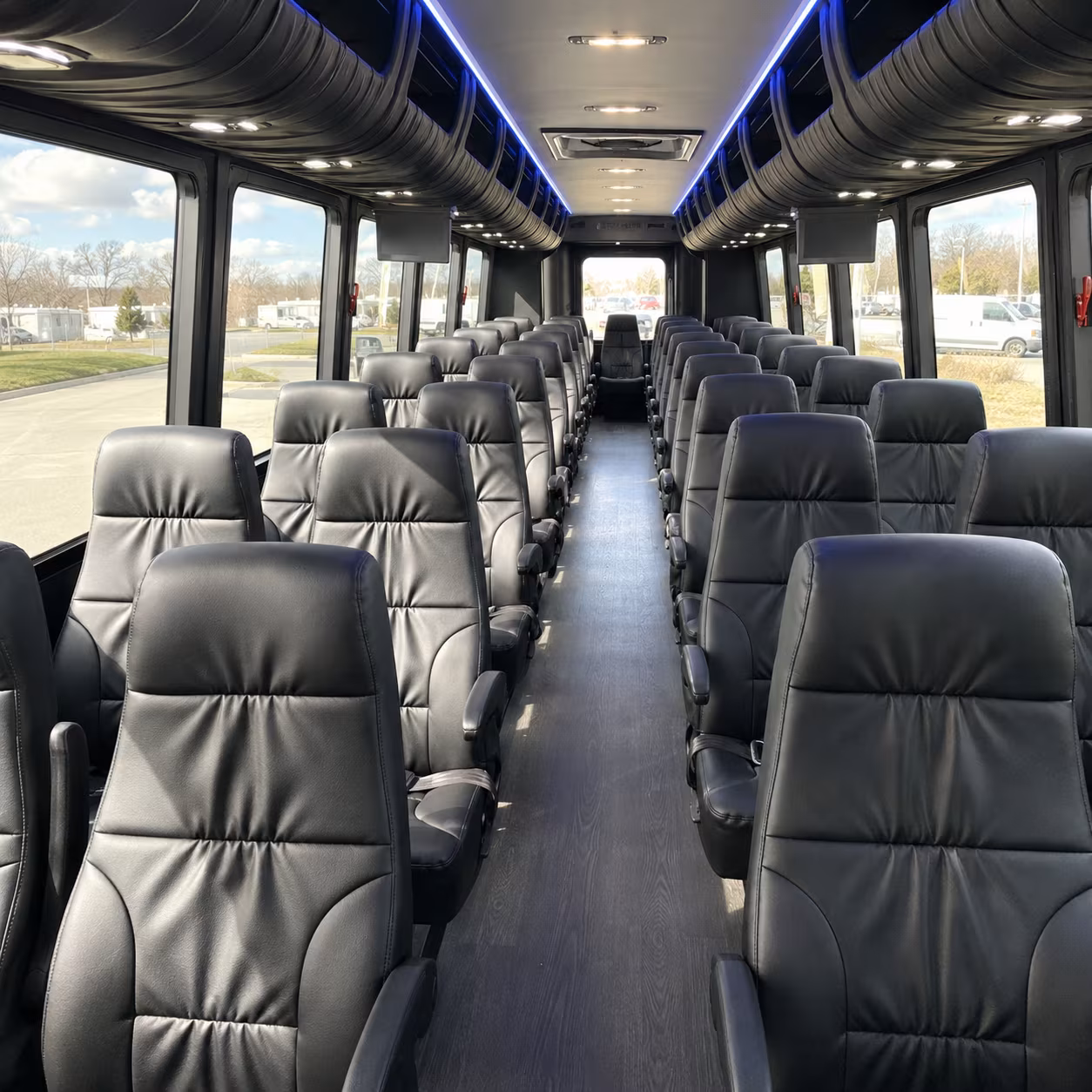 guest shuttle buses between warren hotels and your wedding venue