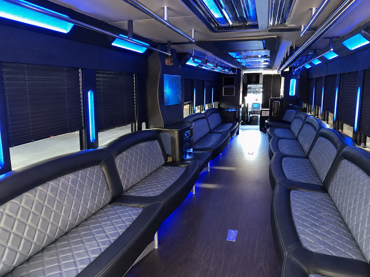 party buses for warren wedding parties and bridal groups