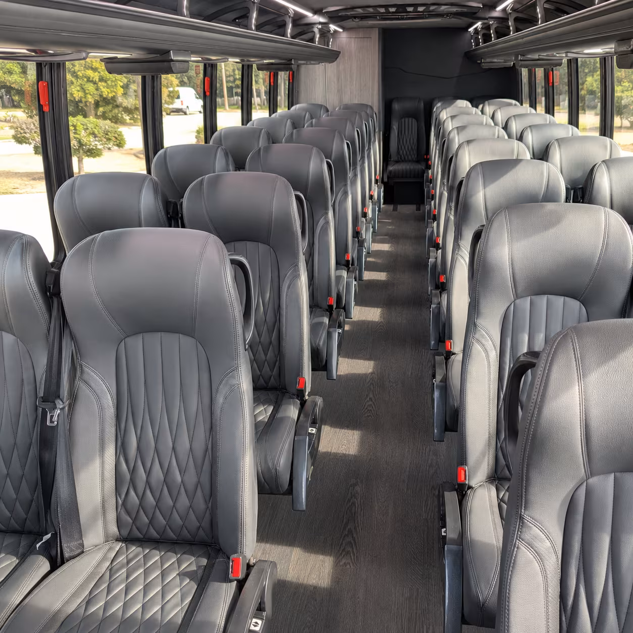 warren 30 passenger minibus inside