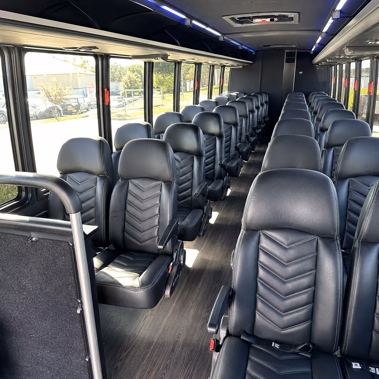 warren 30 passenger minibus interior
