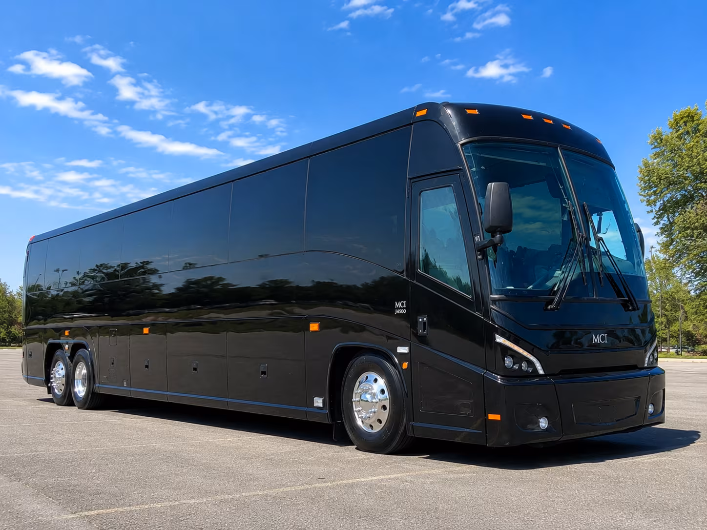 warren 56 passenger charter bus