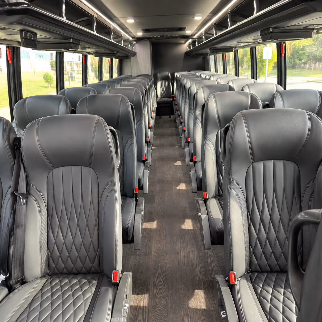 warren corporate event transportation onboard seating