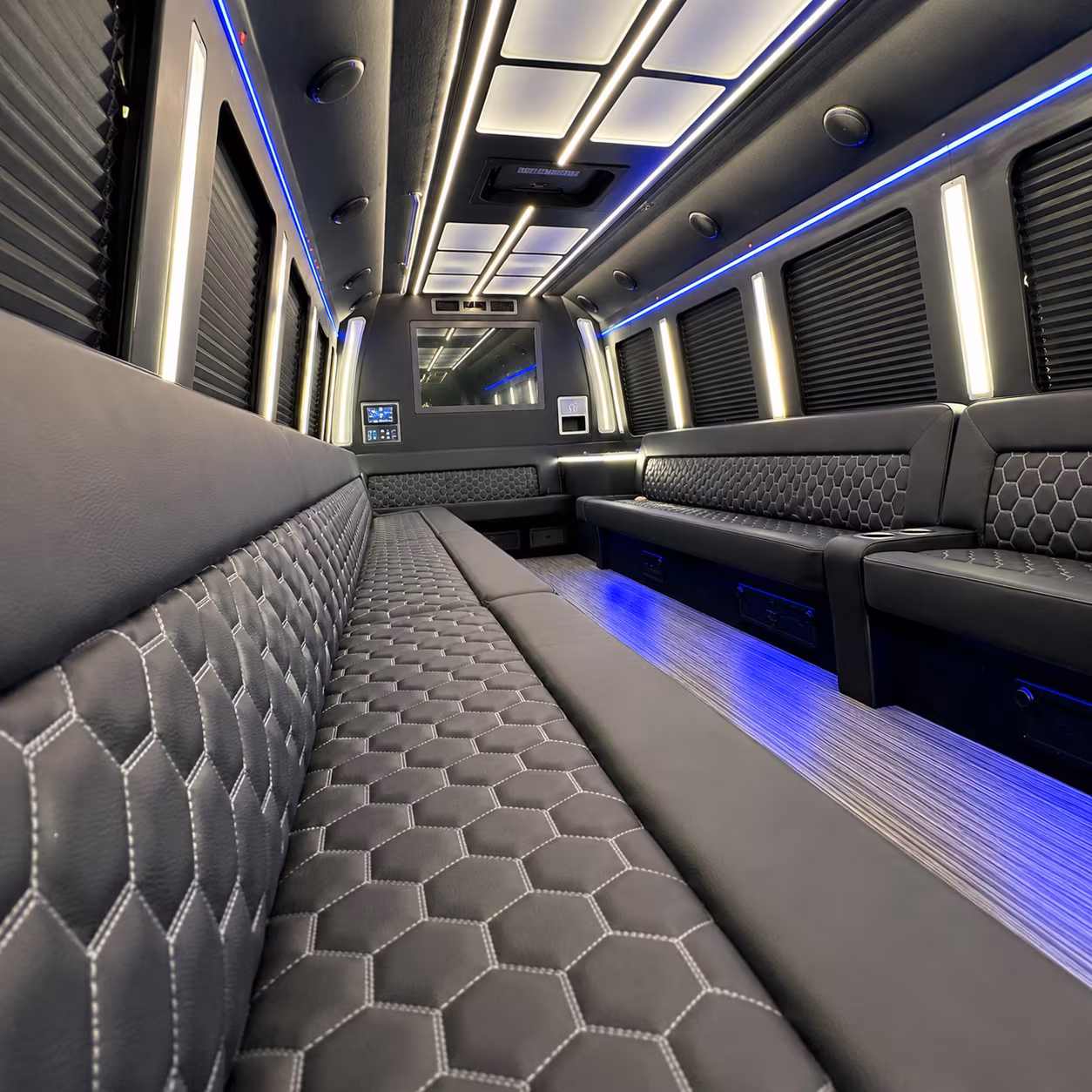 warren party bus inside