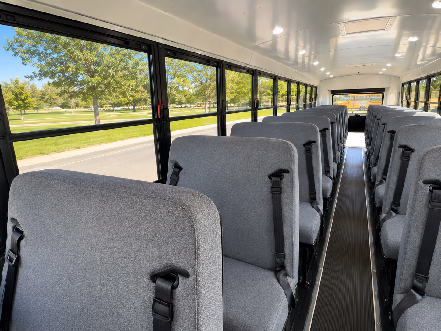 warren school bus inside