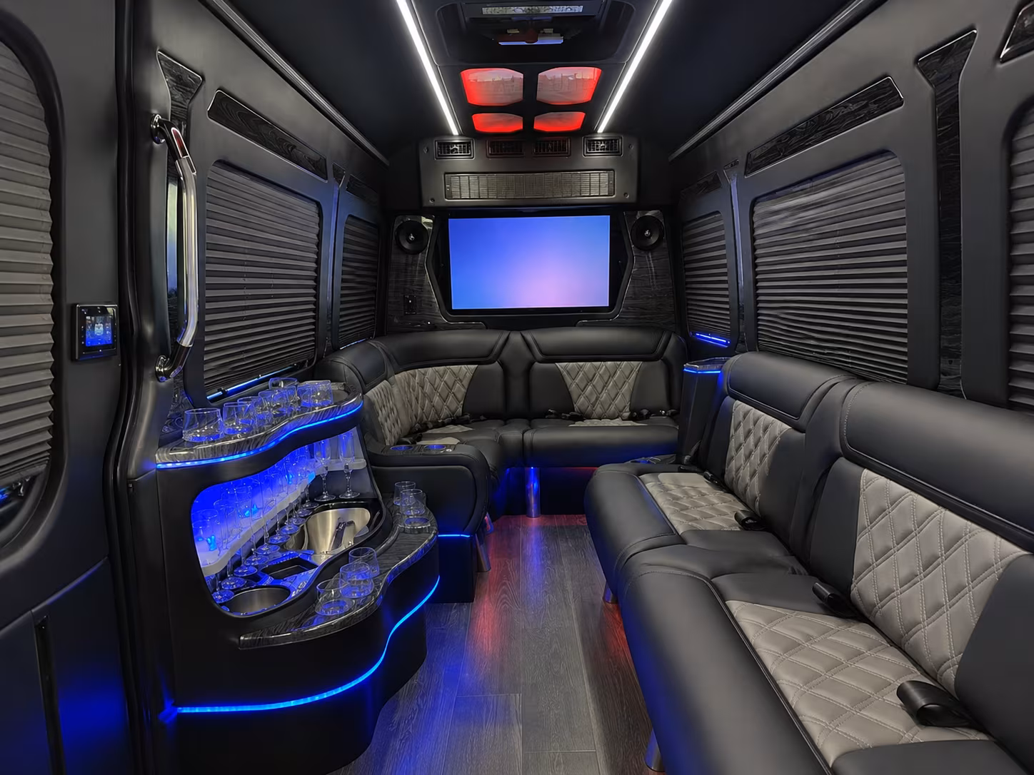 warren sprinter limousine interior