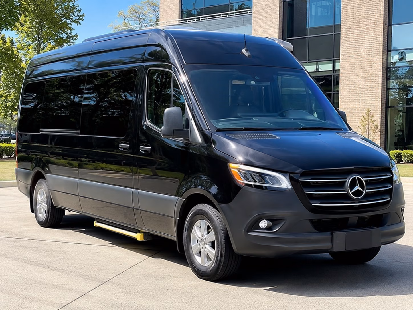 warren sprinter van with driver